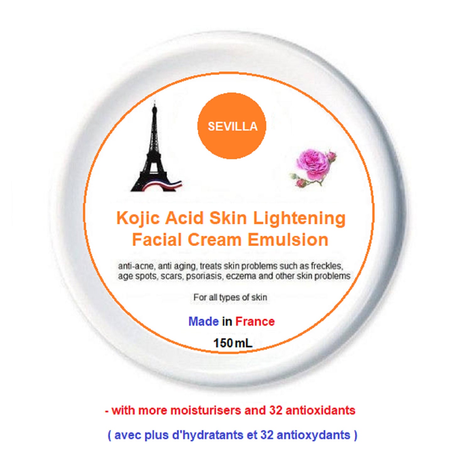Anti aging 100ml Kojic Acid Whitening Cream Moisturizing Anti aging 100ml Kojic Acid Whitening Cream Moisturizing