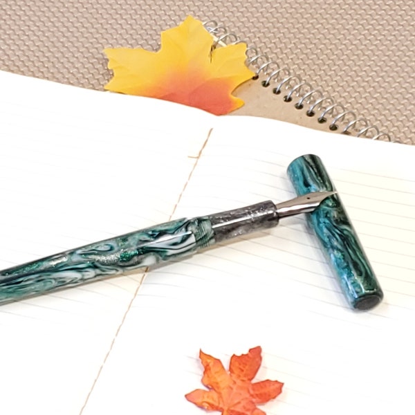 Emerald - Acer Model || Bespoke Fountain Pen || Bock #6 Fine Nib