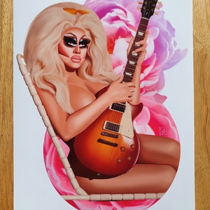 Trixie Mattel Barbara A4 Art Print