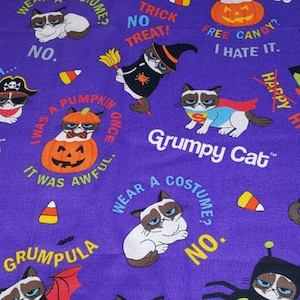 Grumpy Cat Halloween Place mats PM16
