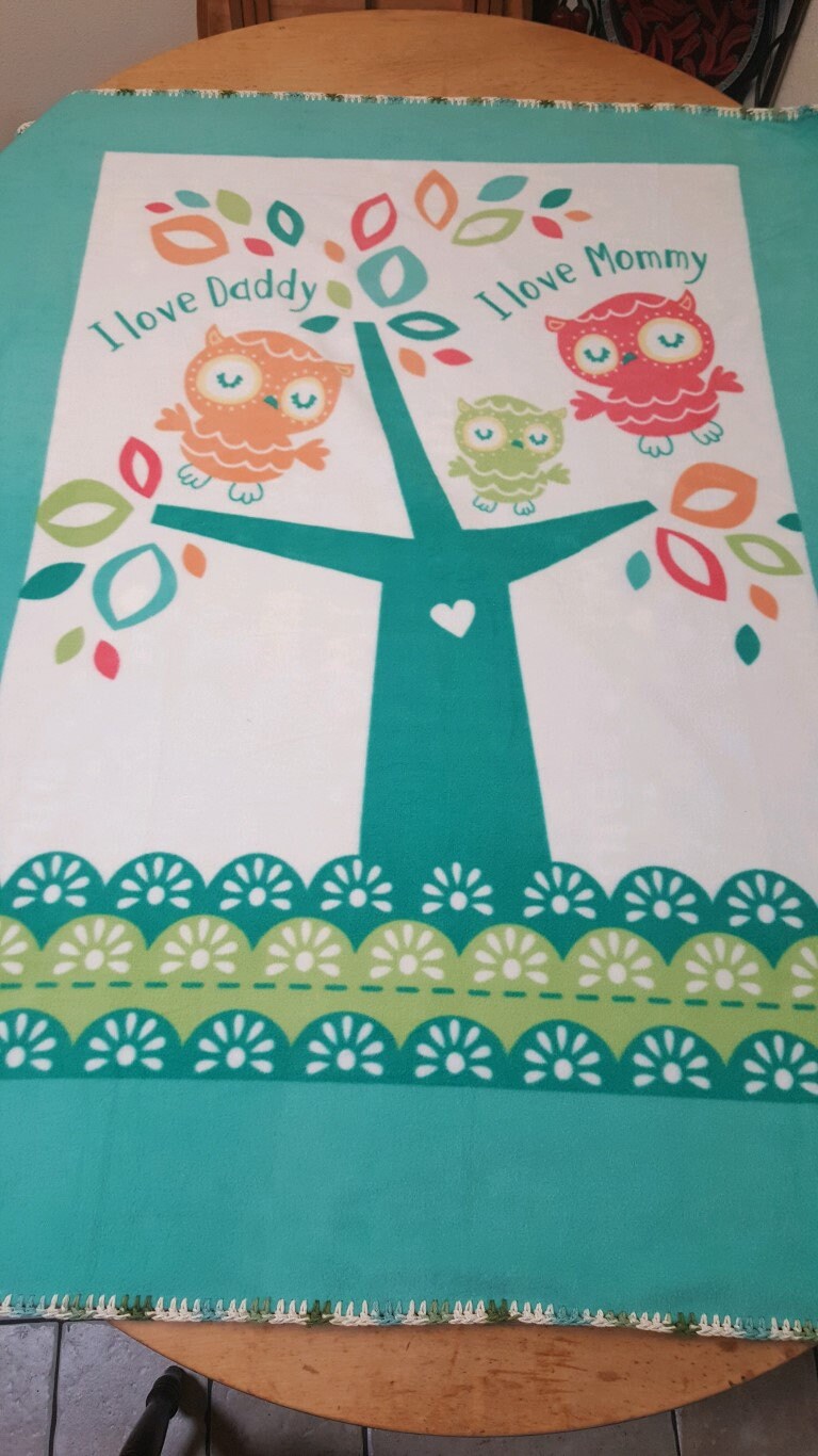 Owl Baby Blanket FCEB2