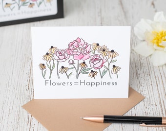 Boxed Blank Flower Notecards, Gift for Mom, Florist Gift