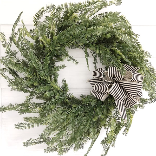 Evergreen Wreath Etsy