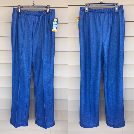 Deadstock Vintage 70s Polyester Pants/ Slacks/ De… - image 4