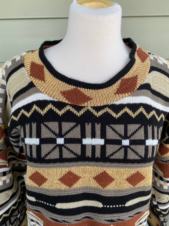 Vintage 80s 90s Sweater/ Christmas Sweater/ Coogi… - image 8