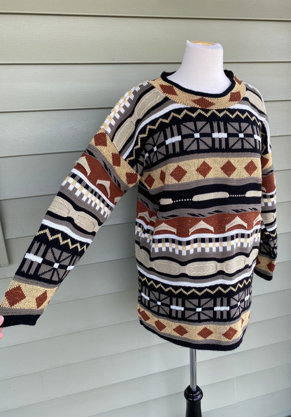 Vintage 80s 90s Sweater/ Christmas Sweater/ Coogi… - image 3