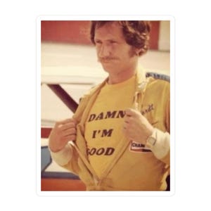 Dale Earnhardt &quot;Damn I&#39;m good&quot; Vinyl Decals *For indoor or outdoor use.