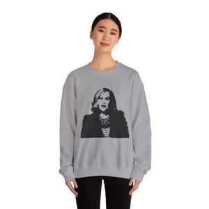 Moira Rose | Soft Unisex Crewneck Sweatshirt | 2X & 3X Sport Grey