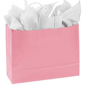 "AQUA DAMASK" Frosted Gift bags 100 CT 16X6X12" 