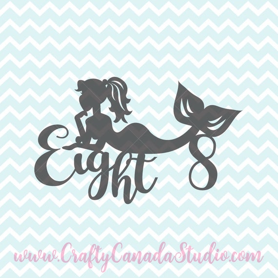 Free Free 327 Mermaid Cake Topper Svg Free SVG PNG EPS DXF File