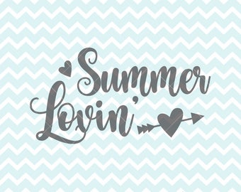 Summer Lovin' SVG & PNG, Summer Lovin' Clipart, Summer Quote, Printable Quote, svg Files, svg Originals, Commercial Use Clipart