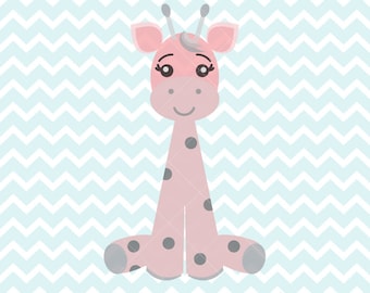 Giraffe SVG and PNG, Giraffe Clipart, Printable Giraffe, SVG Files, Cricut svg, Silhouette svg, Commercial Use Clipart