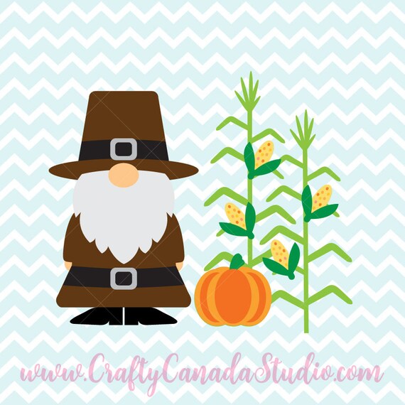 Download Thanksgiving Gnome Svg Pilgrim Gnome Svg Harvest Gnome Svg Etsy