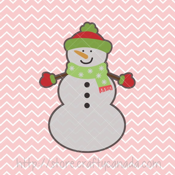 Download Snowman Svg And Png Snowman Clipart Print And Cut Snowman Etsy