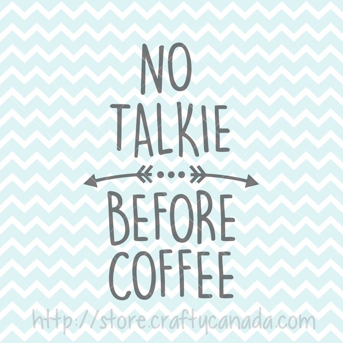Download No Talkie Before Coffee SVG & PNG Coffee Clipart Coffee | Etsy