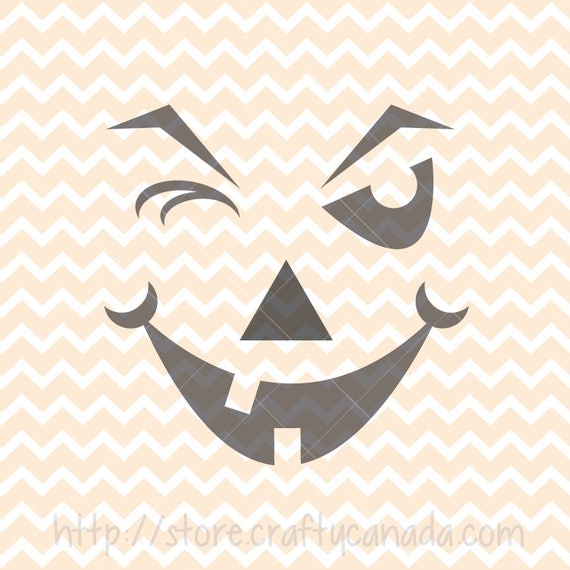 Scary Pumpkin Face SVG & PNG Jack-o-lantern Pumpkin | Etsy Canada