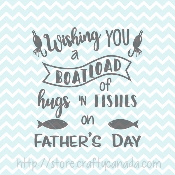 Hugs 'N Fishes on Father's Day, Father's Day, Father's Day SVG, Father's Day Clipart, SVG Files, Png, Commercial Use Clipart