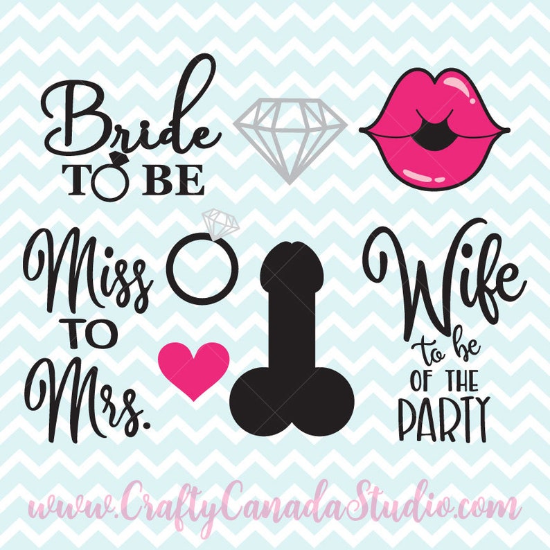 Bachelorette SVG Bundle DIY Bachelorette Party Decorations Etsy
