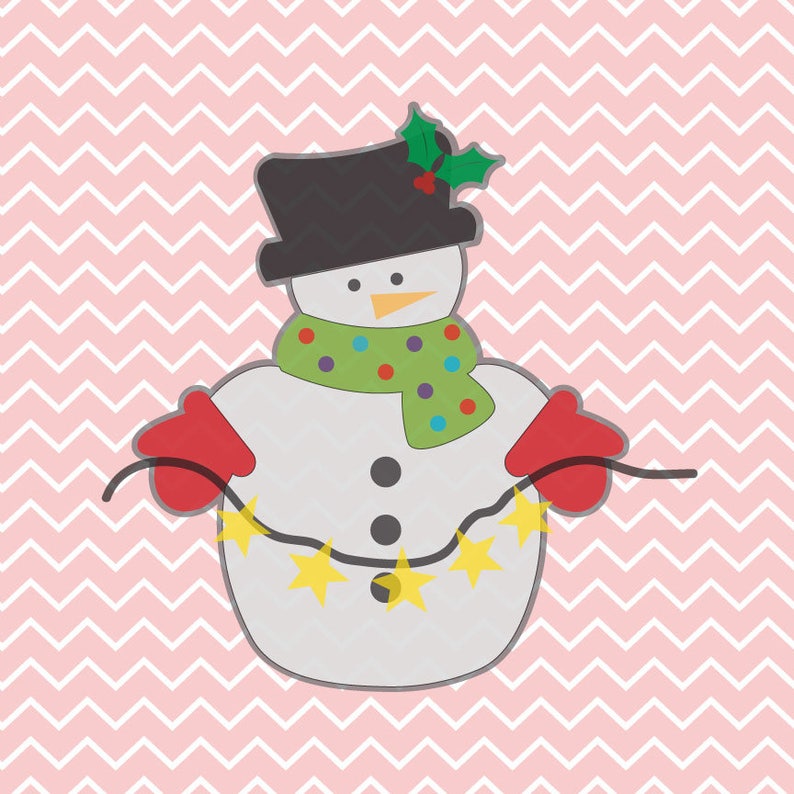 Download Snowman Svg And Png Snowman Clipart Printable Snowman Etsy