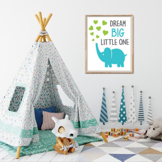 Download Dream Big Little One Elephant Svg Png Elephant Clipart Svg Etsy