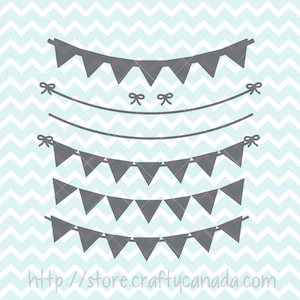 Banner SVG & PNG, Banner Clipart, Pennant SVG, Pennant Clipart, Birthday Banner svg, svg Files, Banner Die Cut, Cricut Banner