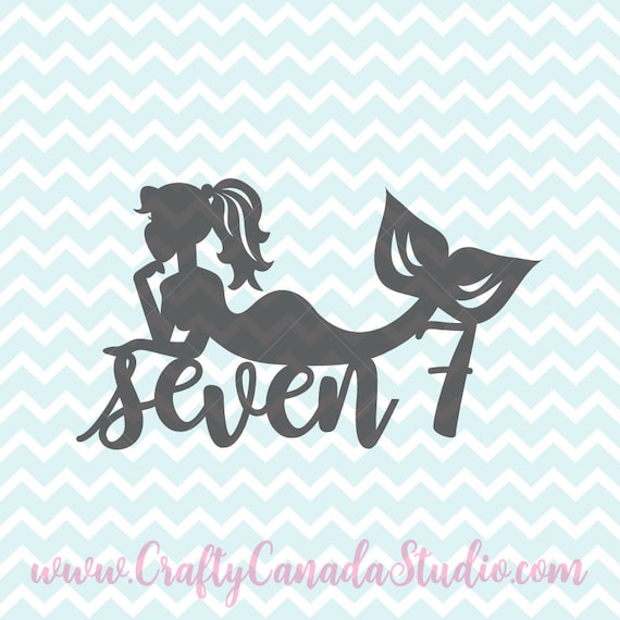 Free Mermaid Cake Topper Svg Free SVG PNG EPS DXF File