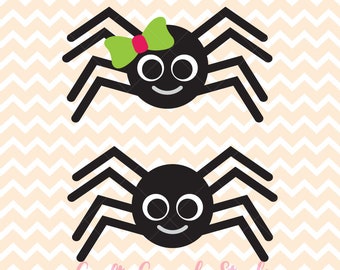 Spider SVG, Girl Spider SVG, Boy Spider SVG, Print and Cut Spider png, Printable Spider, Halloween svg