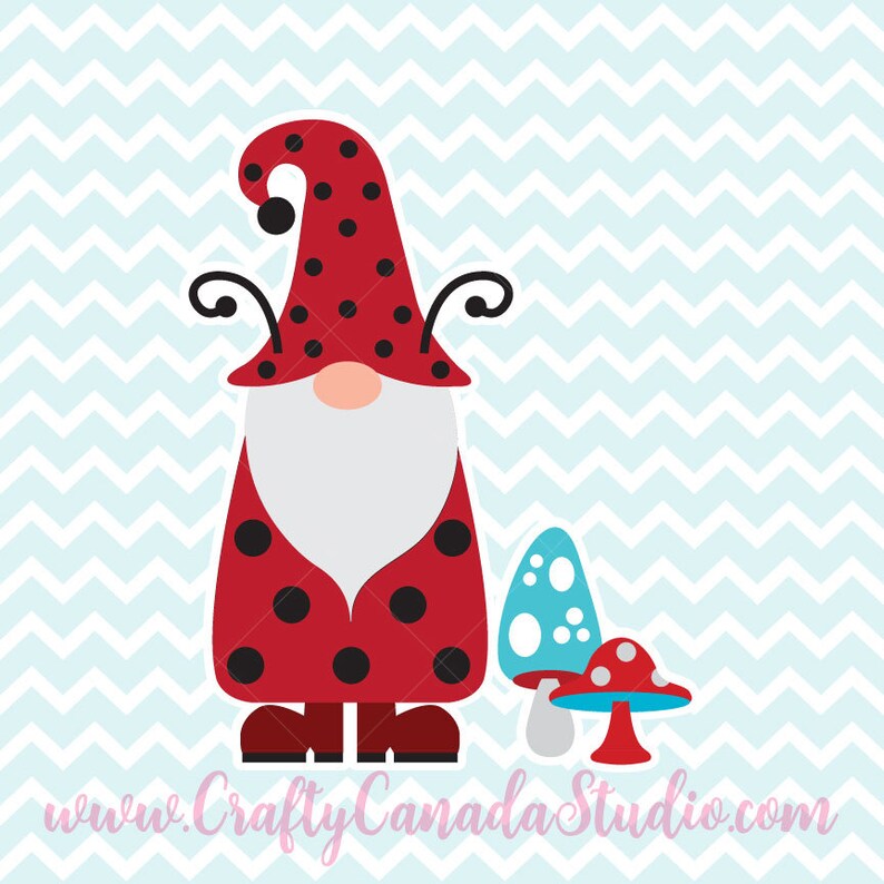 Download Ladybug Gnome SVG Gnome SVG Ladybug SVG svg Files Cricut ...