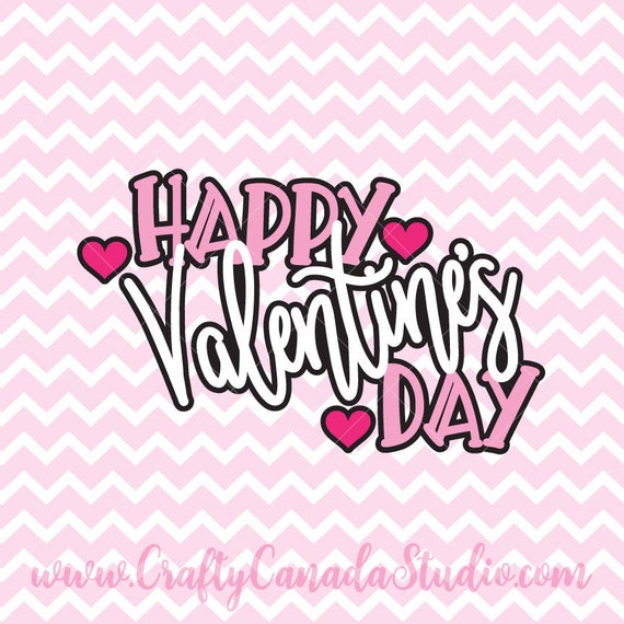 Happy Valentine's Day SVG, Happy Valentine's Day PNG, Valentine's