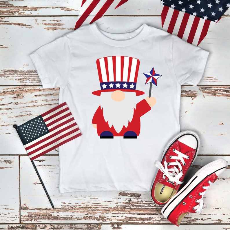 Download 4th Of July Gnome Patriotic Gnome July 4th SVG July 4th | Etsy
