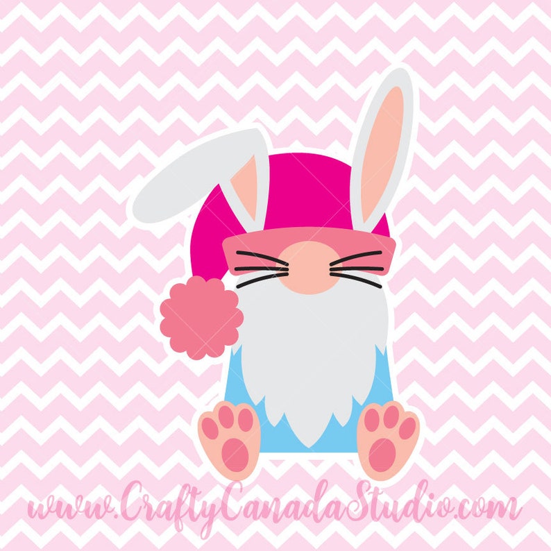 Download Bunny Gnome SVG Easter Gnome SVG Easter svg Gnome svg | Etsy