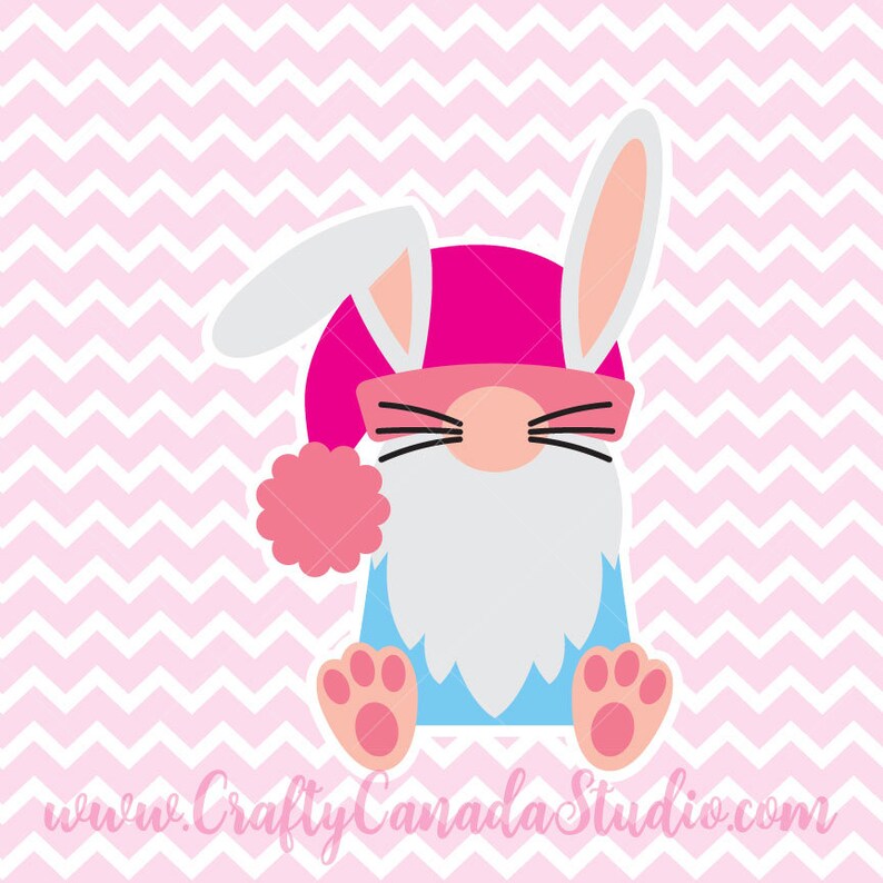 Download Bunny Gnome SVG Easter Gnome SVG Easter svg Gnome svg | Etsy