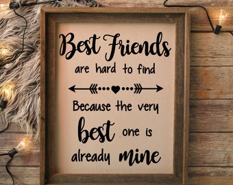 Best Friends Are Hard To Find SVG, Best Friends Quote, Best Friends SVG, Printable Quote, Printable svg Quote, SVG Files, Cricut, Silhouette