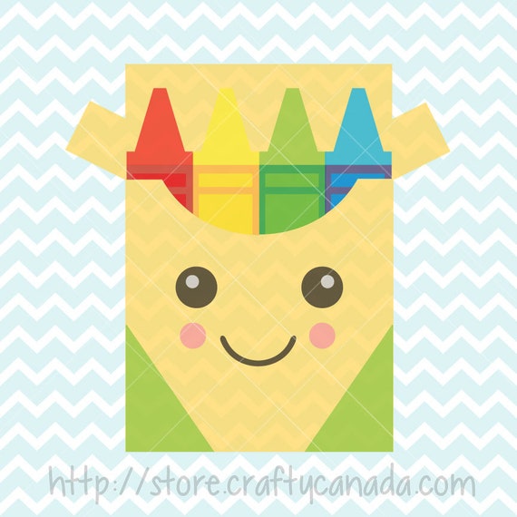 Crayon Box SVG Free