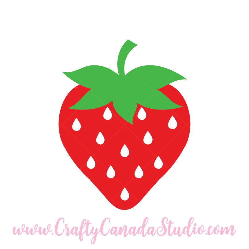 Strawberry SVG, Summer SVG, Strawberry Theme, Glowforge Strawberry