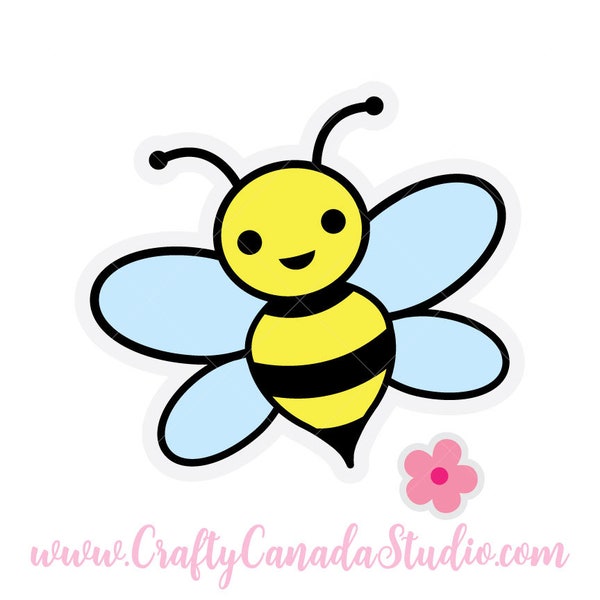 Bee SVG, Flower SVG, Bumble Bee svg, Cricut Bee, Honey Bee svg, Bee HTV Design, Bee Die Cut
