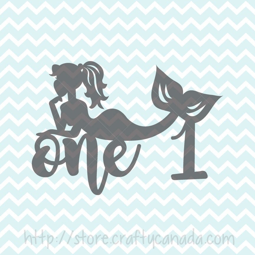 Download Mermaid Cake Topper SVG and PNG Mermaid Birthday Mermaid ...