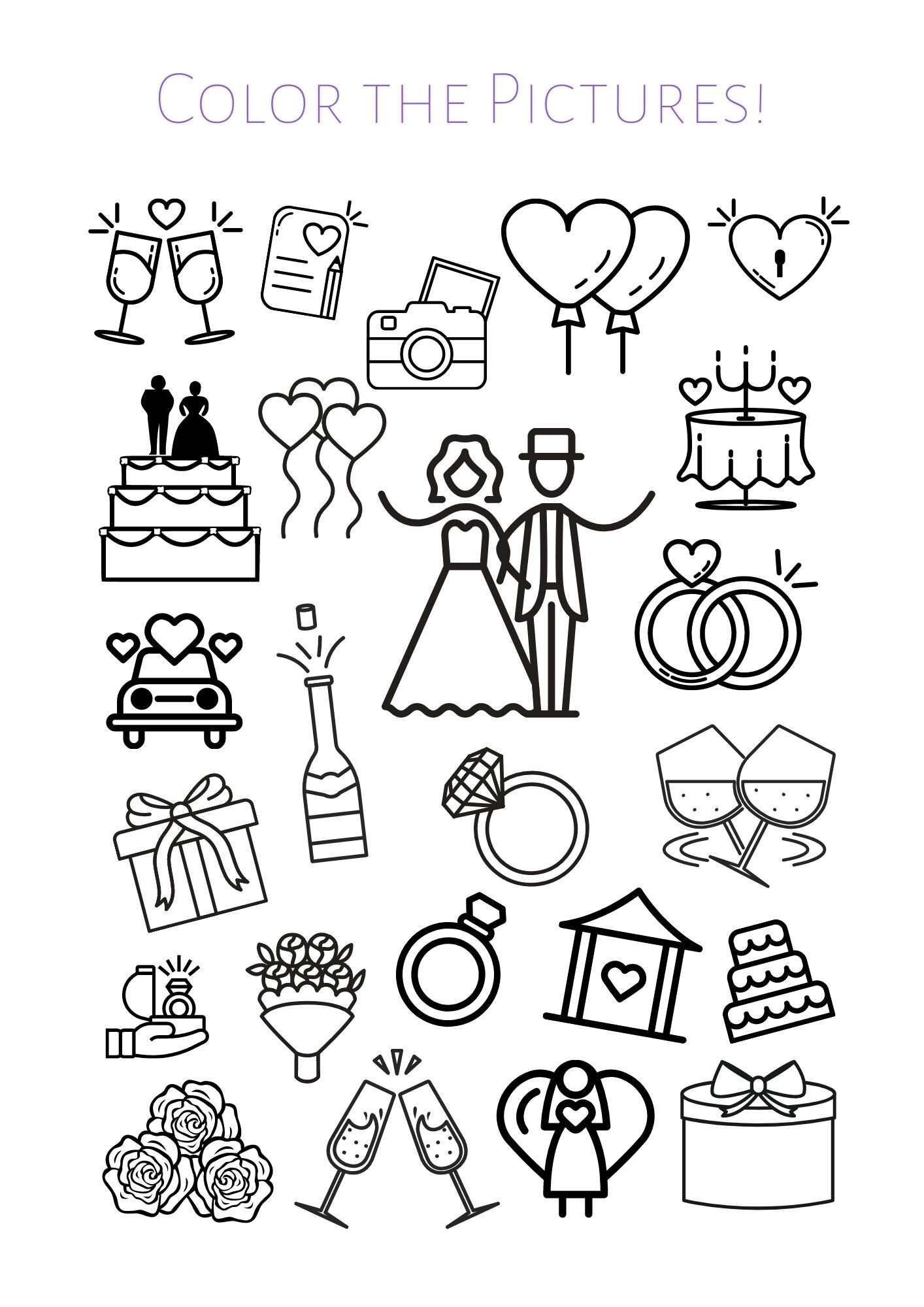 Customizable Wedding Kids Activity Pack Fun Engaging Entertainment Customizable wedding kids activity pack fun engaging entertainment