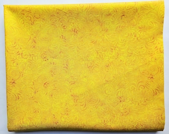 108 inch Wideback Yellow Quilting Fabric, 2 1/2 Yard Cut, 100% Cotton High Quality Fabric, 90" by 108" Quilt Backing from Quilting Treasures