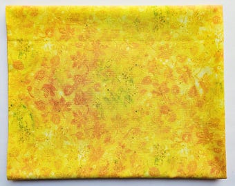 One Yard of Yellow Quilting Fabric, 100% Cotton High Quality Fabric from Quilting Treasures, One Yard Cut, Quilt fabric.