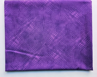 One Yard of Purple Quilting Fabric, 100% Cotton High Quality Fabric, Blender Fabric, One Yard Cut, Quilt fabric.