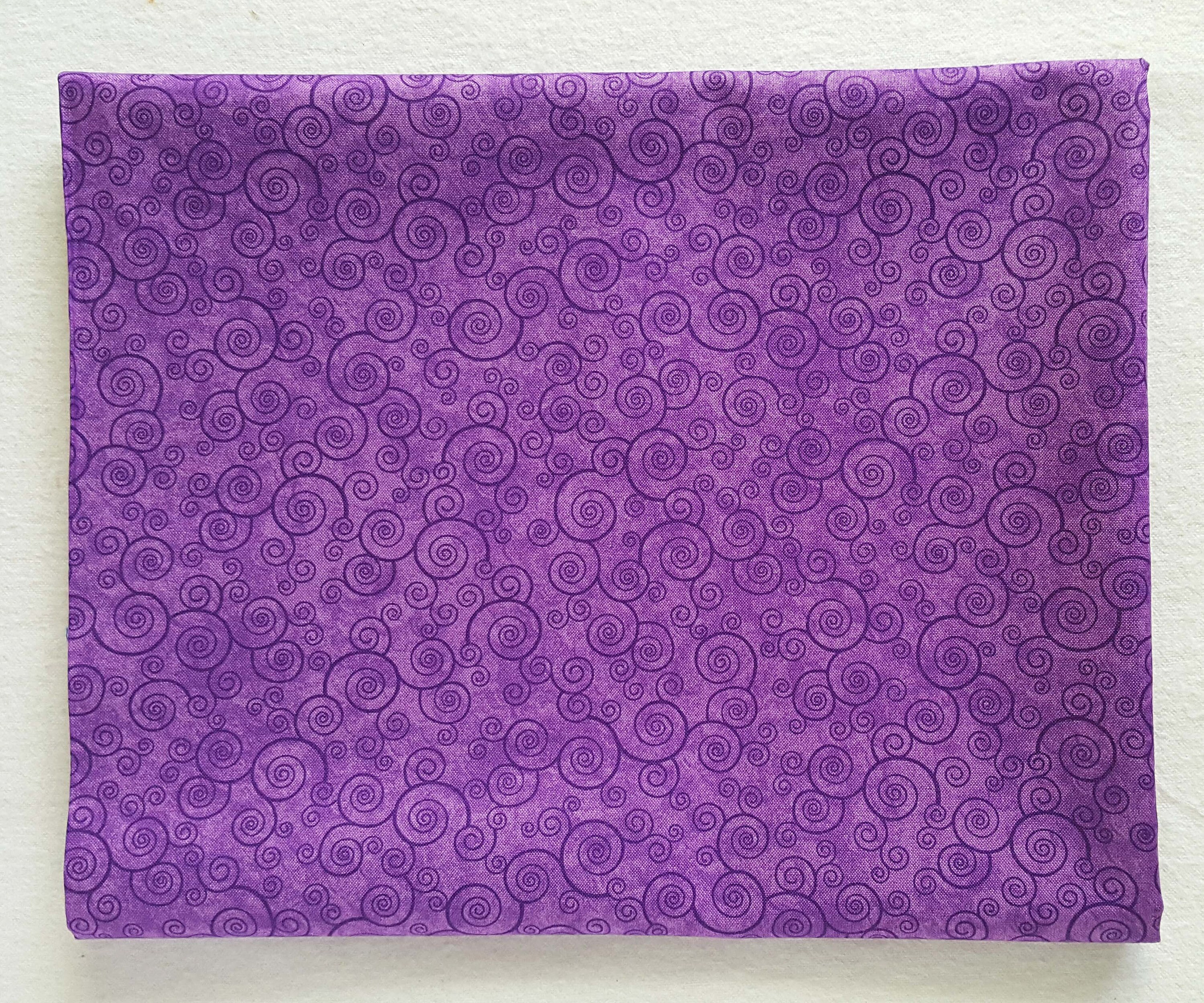 One Yard of Purple Quilting Fabric 100% Cotton High Quality | Etsy