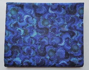 3 Yard 108 inch Wideback Blue Quilting Fabric, 100% Cotton, 108" by 108" Quilt Backing fabric.