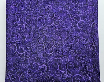 108 inch Wideback Purple Quilting Fabric, 2 1/2 Yard Cut, 100% Cotton High Quality Fabric, 90" by 108" Quilt Backing fabric.