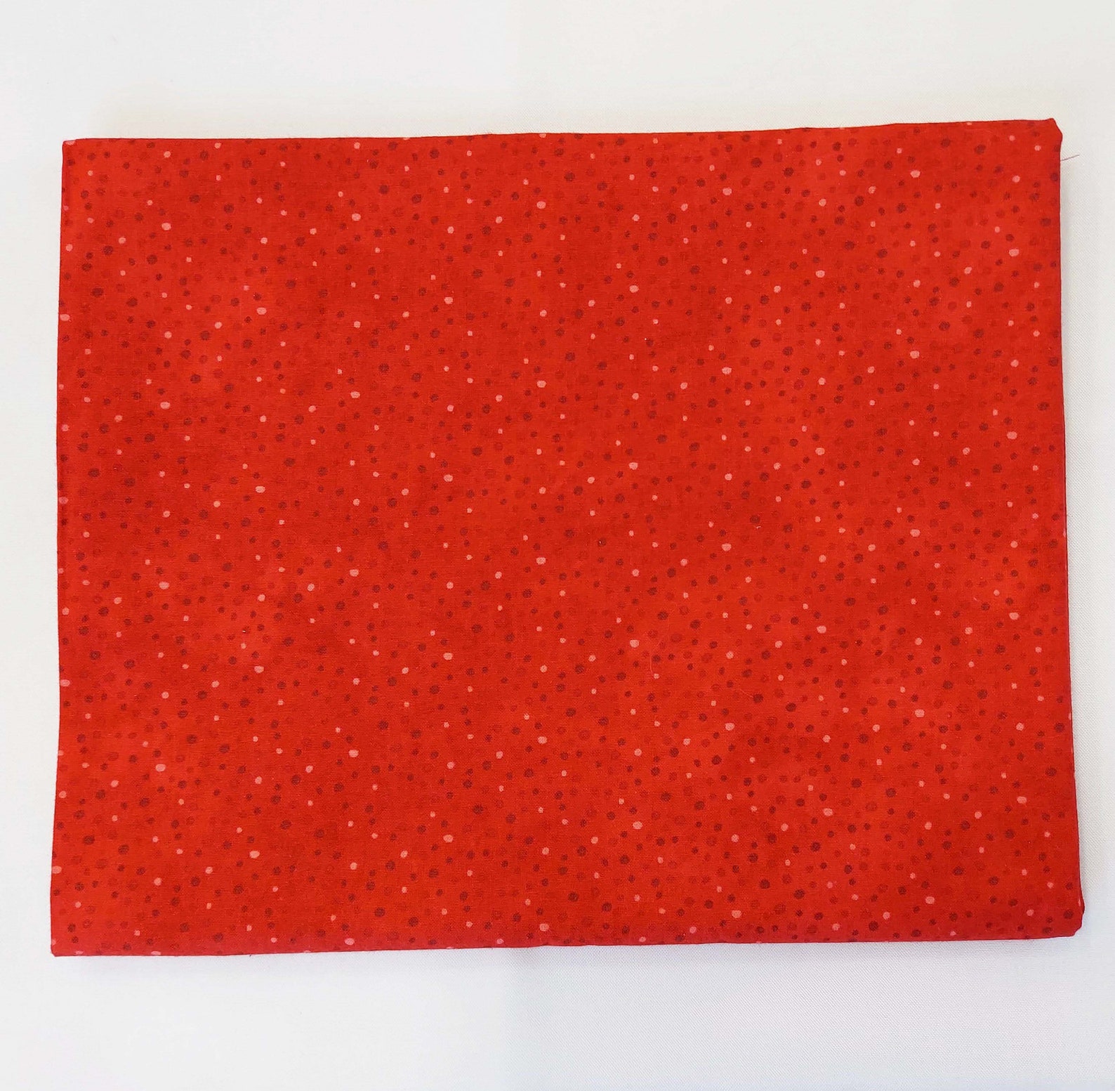 One Yard of Red Quilting Fabric 100 Cotton High Quality Etsy