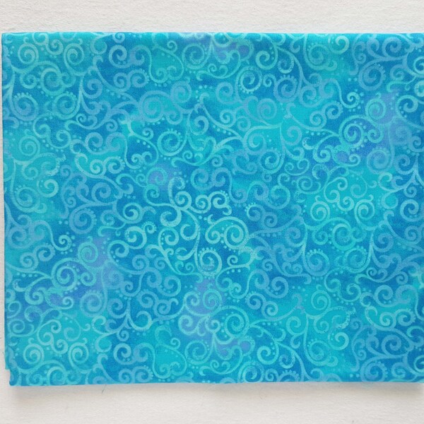 Teal Quilt Fabric Etsy