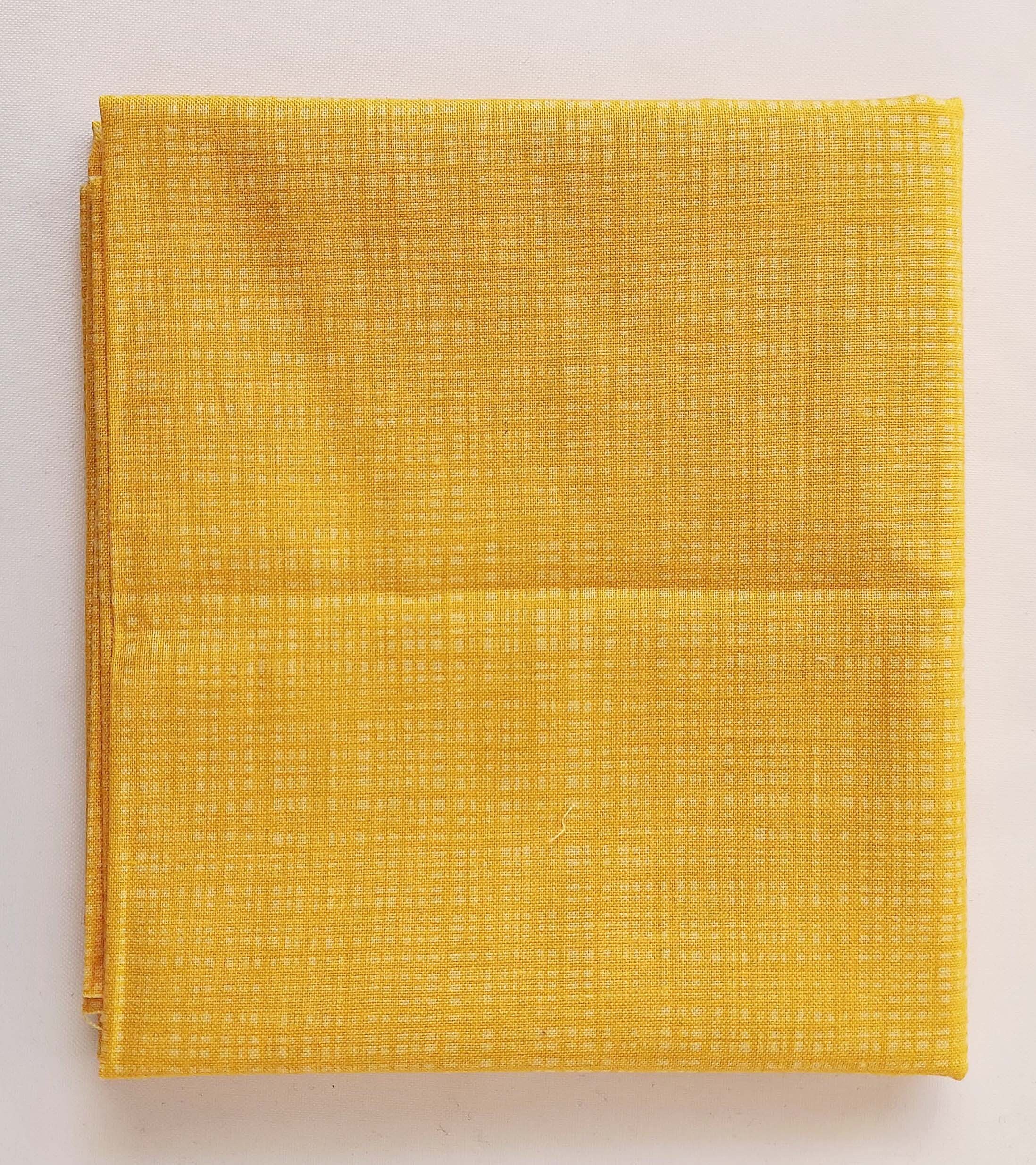 Quilting Fabric. Set of Three Yellow Fabrics One Half Yard Etsy UK