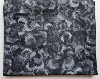 108 inch Wideback Black Quilting Fabric, 2 1/2 Yard Cut, 100% Cotton High Quality Fabric, 90" by 108" Quilt Backing fabric.