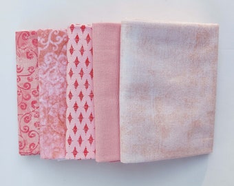 Fat Quarter Patio Splash Waterfall Coral/Pink Cotton Fabric Fat Quarter Patio Splash Waterfall Coral/Pink Cotton Fabric