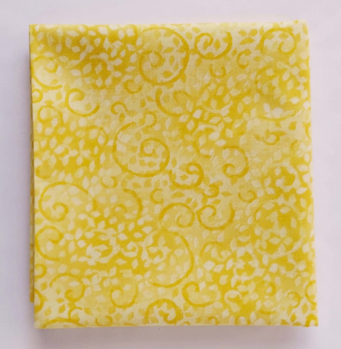 Quilting Fabric. Set of Three Yellow Fabrics One Half Yard Etsy UK
